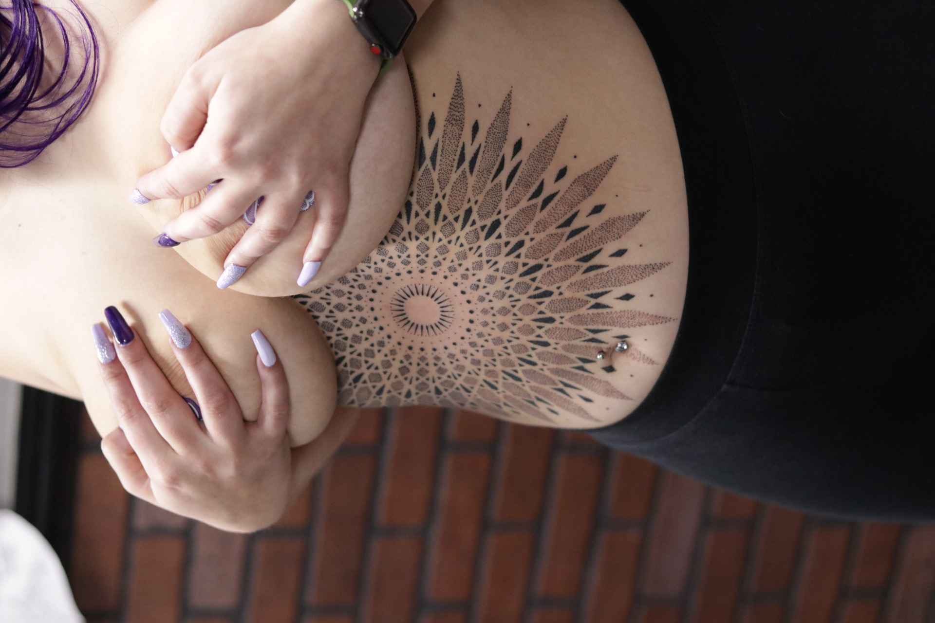 Adults-only tattoo work by Steve Sherick
